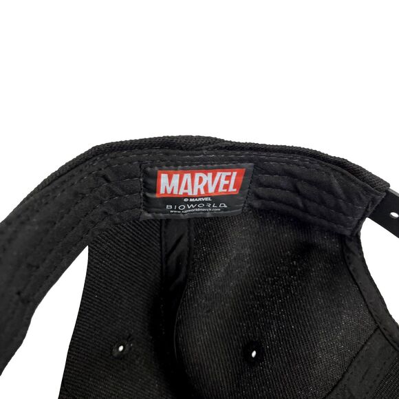 NWT Bioworld Marvel Deadpool Adjustable Snapback Baseball Cap Hat Red Black New - Picture 3 of 5